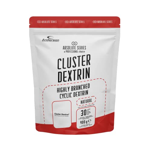 Anderson Pre Workout -98g carb x100g, 0 zuccheri aggiunti, potente energetico 900 g a base di ciclodestrine – certificato Cluster Dextrin® gusto neutro - Absolute Series – made in Italy