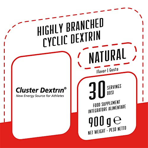 Anderson Pre Workout -98g carb x100g, 0 zuccheri aggiunti, potente energetico 900 g a base di ciclodestrine – certificato Cluster Dextrin® gusto neutro - Absolute Series – made in Italy