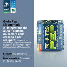 NET Integratori Farmacia GLUTA PEP Liposomiale - 200g Gusto Arancia - Integratore per Recupero Muscolare, Sistema Immunitario e Energia - Glutamina Peptidica Liposomiale ad Alta Biodisponibilità