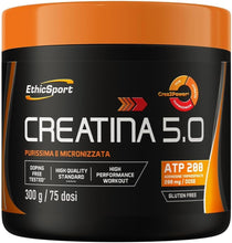 EthicSport - Creatina 5.0 - Barattolo da 300 g - Integratore innovativo di creatina con Crea3Power® e ATP, ideale per atleti che cercano performance avanzate.