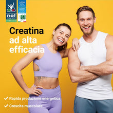 NET Integratori Farmacia CREATINA ALKA 8-200g Gusto Arancia - Creatina Monoidrata Micronizzata Clonapure - Pre-Post Workout per Rapida Produzione Energetica e Crescita Muscolare