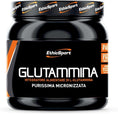 EthicSport - Glutammina - Barattolo da 300 g - Integratore alimentare di L-Glutammina