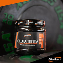 EthicSport - Glutammina - Barattolo da 300 g - Integratore alimentare di L-Glutammina