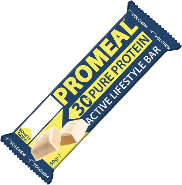 Promeal Zone 40-30-30, Barretta Proteico-Energetica con Ripartizione di Carboidrati-Proteine-Grassi (40-30-30), Senza Grassi Idrogenati, Scatola da 24 Barrette, Gusto Yogurt, 1200 g