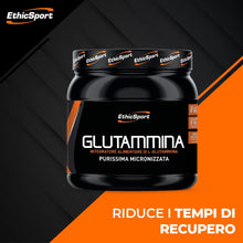 EthicSport - Glutammina - Barattolo da 300 g - Integratore alimentare di L-Glutammina
