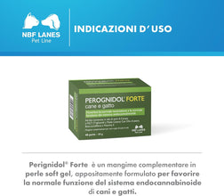 Perognidol FORTE Cane e Gatto, 40 perle, Favorisce la Normale Nocicezione e la Normale Funzione del Sistema Endocannabinoide
