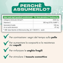 BPR Nutrition - Collagene Idrolizzato Verisol® 30 bustine da 5 g - Collagene idrolizzato, acido ialuronico e vitamina C