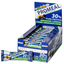 Volchem Promeal Zone 40-30-30, Barretta Proteico-Energetica con Ripartizione di Carboidrati-Proteine-Grassi (40-30-30), Senza Grassi Idrogenati, Scatola da 24 Barrette, Gusto Nocciola, 1200 g