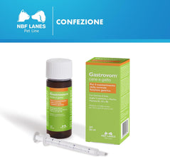 NBF Lanes | Gastrovom Cane e Gatto, Gel Appetibile 50 ml, per Il Mantenimento della Normale Funzionalità Gastrica