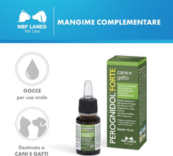 Perognidol FORTE Cane e Gatto, Gocce 15 ml, Favorisce la Normale Nocicezione e la Normale Funzione del Sistema Endocannabinoide