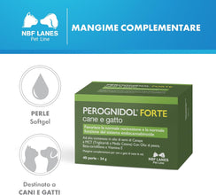 Perognidol FORTE Cane e Gatto, 40 perle, Favorisce la Normale Nocicezione e la Normale Funzione del Sistema Endocannabinoide