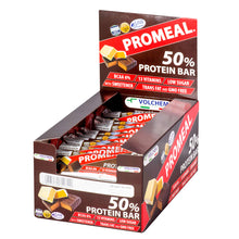Volchem Promeal Zone 40-30-30, Barretta Proteico-Energetica con Ripartizione di Carboidrati-Proteine-Grassi (40-30-30), Senza Grassi Idrogenati, Scatola da 24 Barrette, Gusto Nocciola, 1200 g